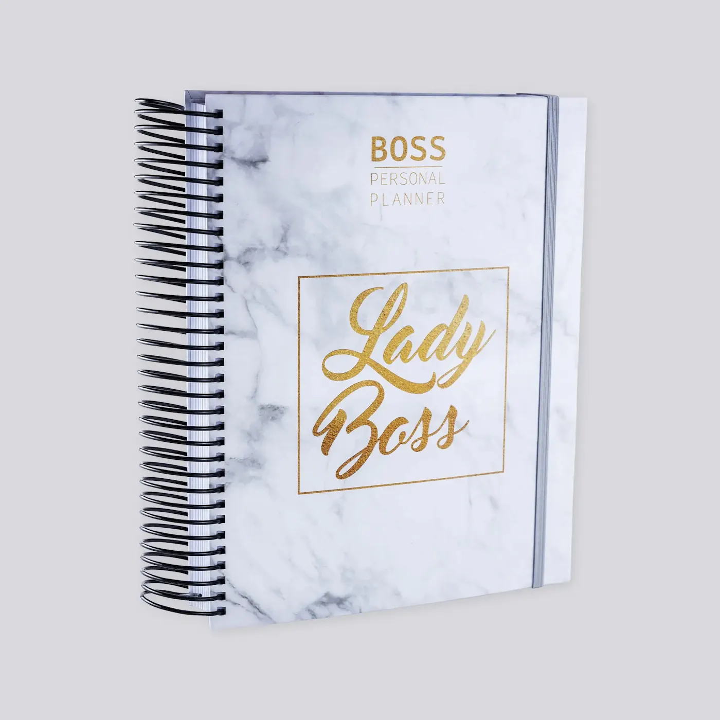 ultimate personal planner notebook by boss personal planner. Lady boss cover.