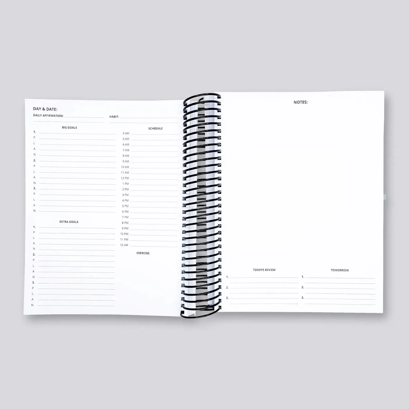 ultimate personal planner by boss personal planner daily page and notes